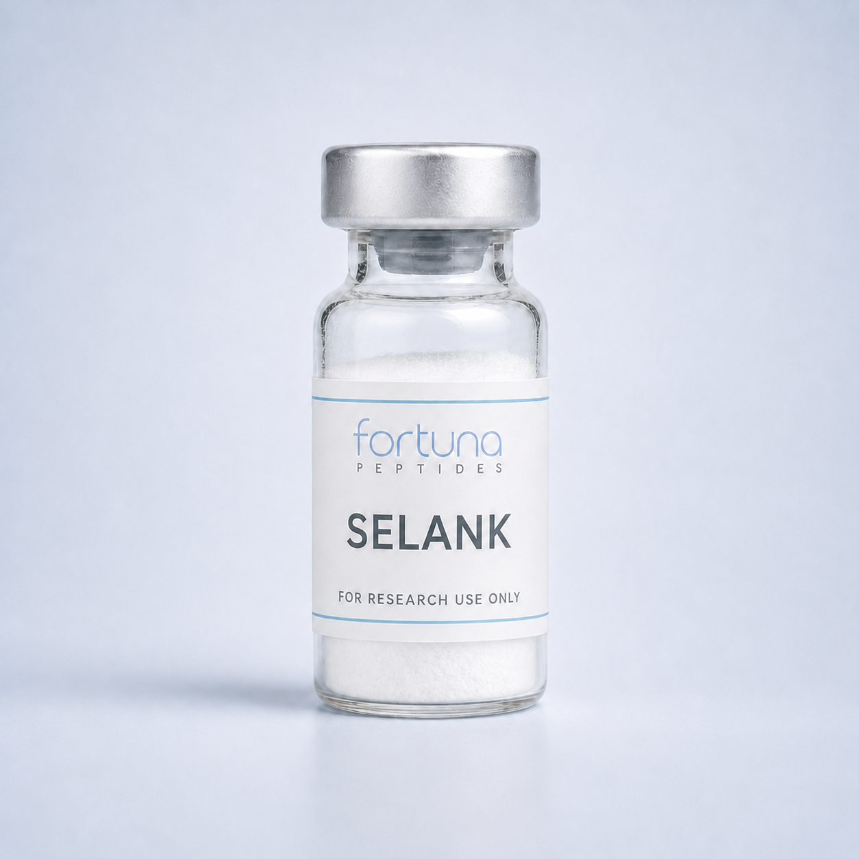 Selank research vial